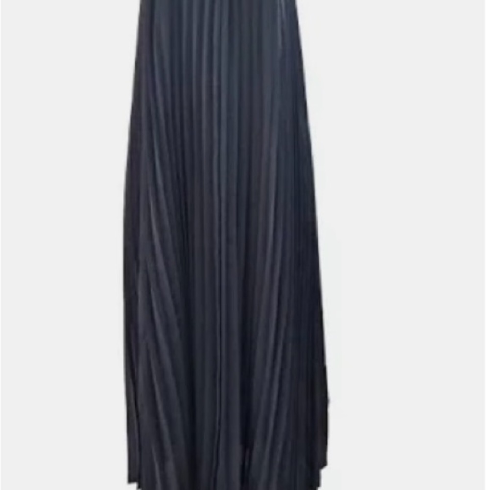 Club Monaco Blue Pleated Maxi Skirt for Cocktail